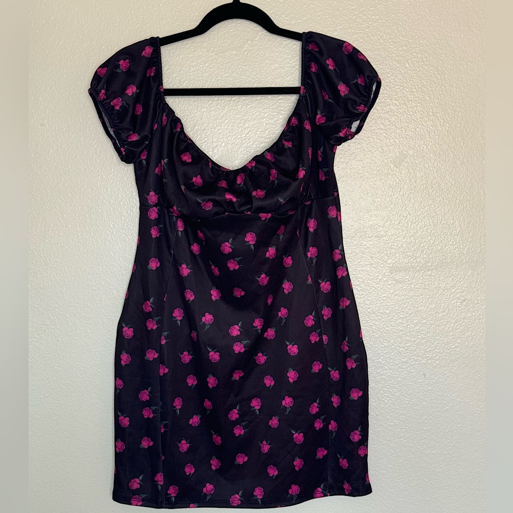 ASOS Sateen Flower Dress